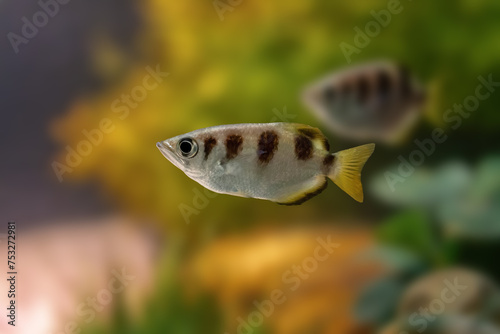 Banded Archerfish (Toxotes jaculatrix) - Marine fish