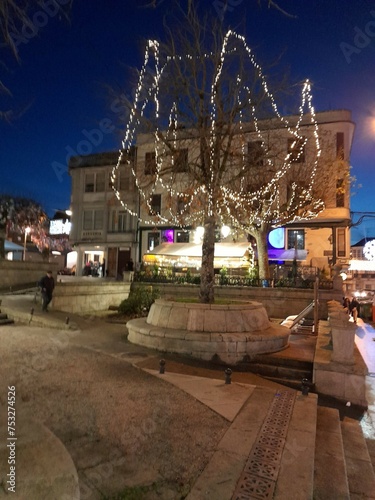 Decoración de Navidad en Vilalba, Galicia photo