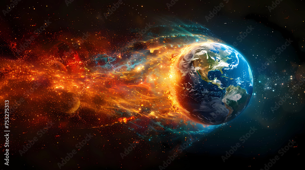 planet in space planet in space