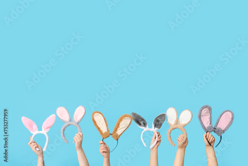 Female hands holding Easter...