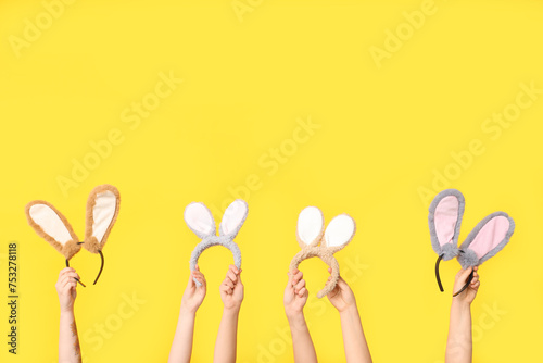 Female hands holding Easter...