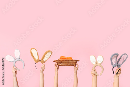 Female hands holding Easter...