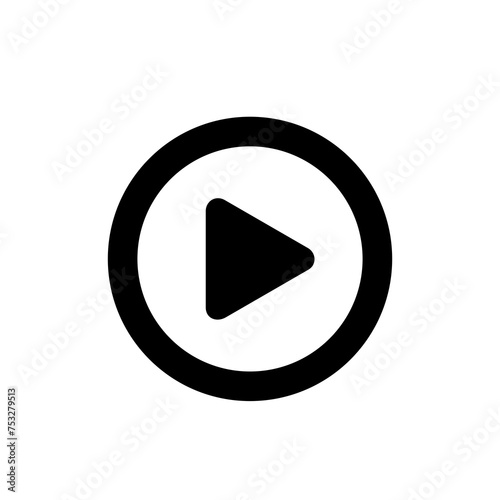 Play media button graphic icon symbol © artsterdam