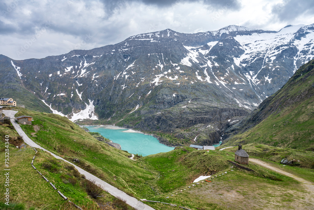 Grossglockner High Alpine Road in the austrian alps