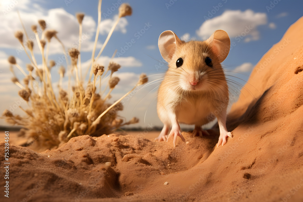 desert mouse, photo of a cute desert mouse, desert animal, desert mouse style desert mouse, photo of a cute desert mouse, desert animal, desert mouse style