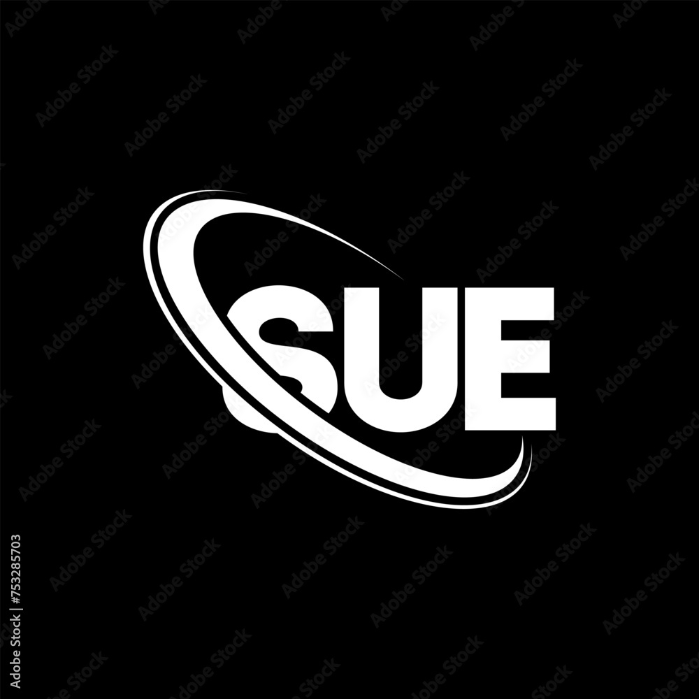 SUE logo. SUE letter. SUE letter logo design. Initials SUE logo linked with circle and uppercase monogram logo. SUE typography for technology, business and real estate brand. SUE logo. SUE letter. SUE letter logo design. Initials SUE logo linked with circle and uppercase monogram logo. SUE typography for technology, business and real estate brand.
