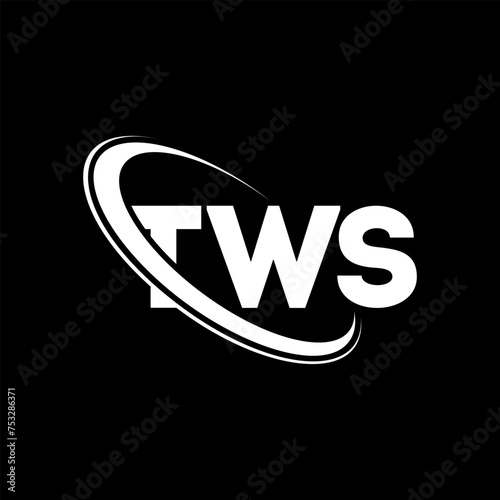 TWS logo. TWS letter. TWS letter logo design. Initials TWS logo linked with circle and uppercase monogram logo. TWS typography for technology, business and real estate brand.