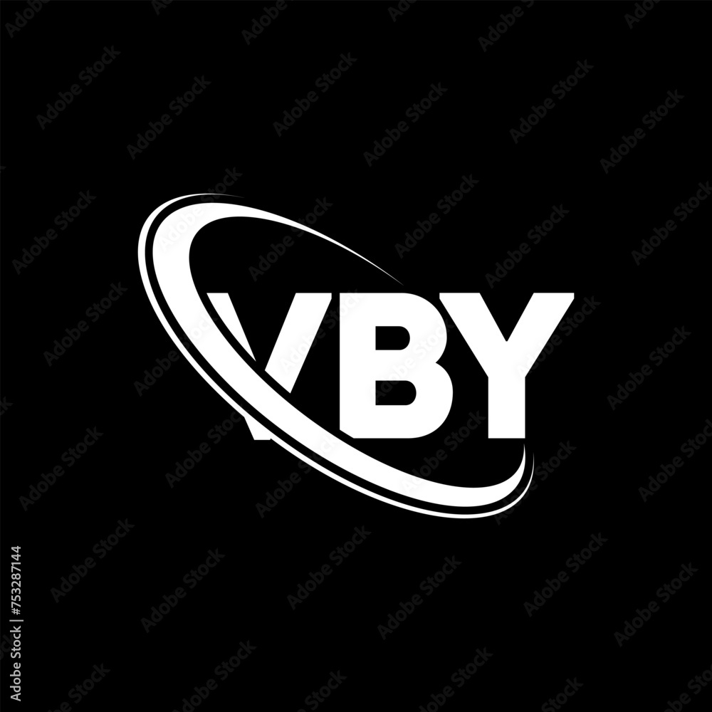 VBY logo. VBY letter. VBY letter logo design. Intitials VBY logo linked with circle and uppercase monogram logo. VBY typography for technology, business and real estate brand.