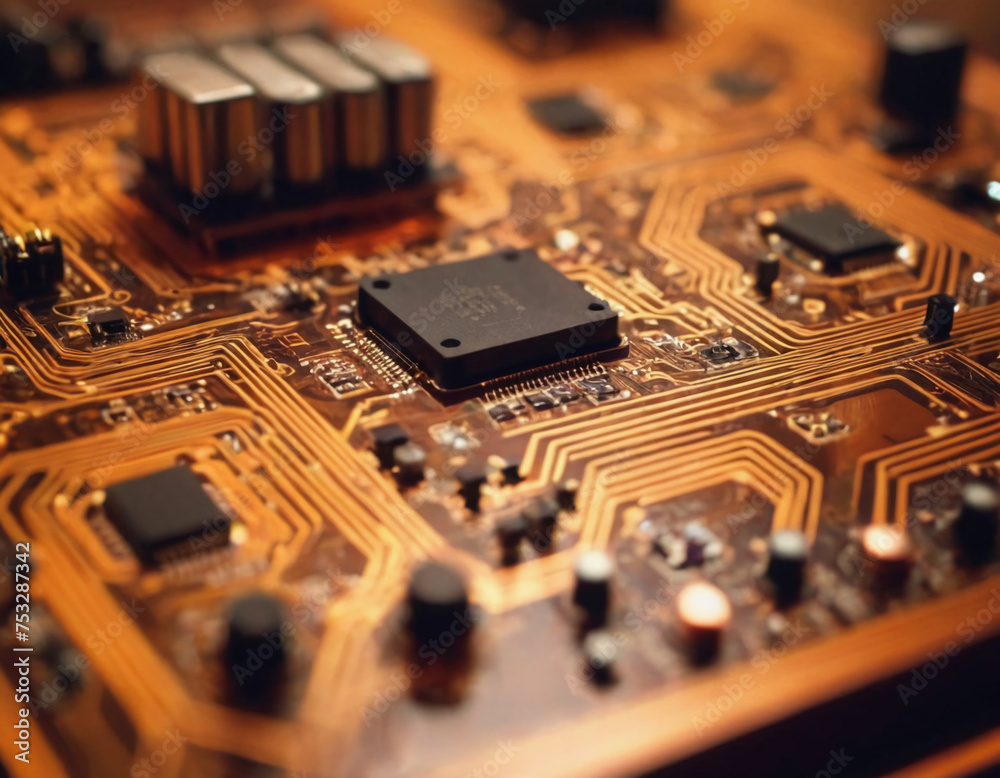 close up of computer circuit board close up of computer circuit board