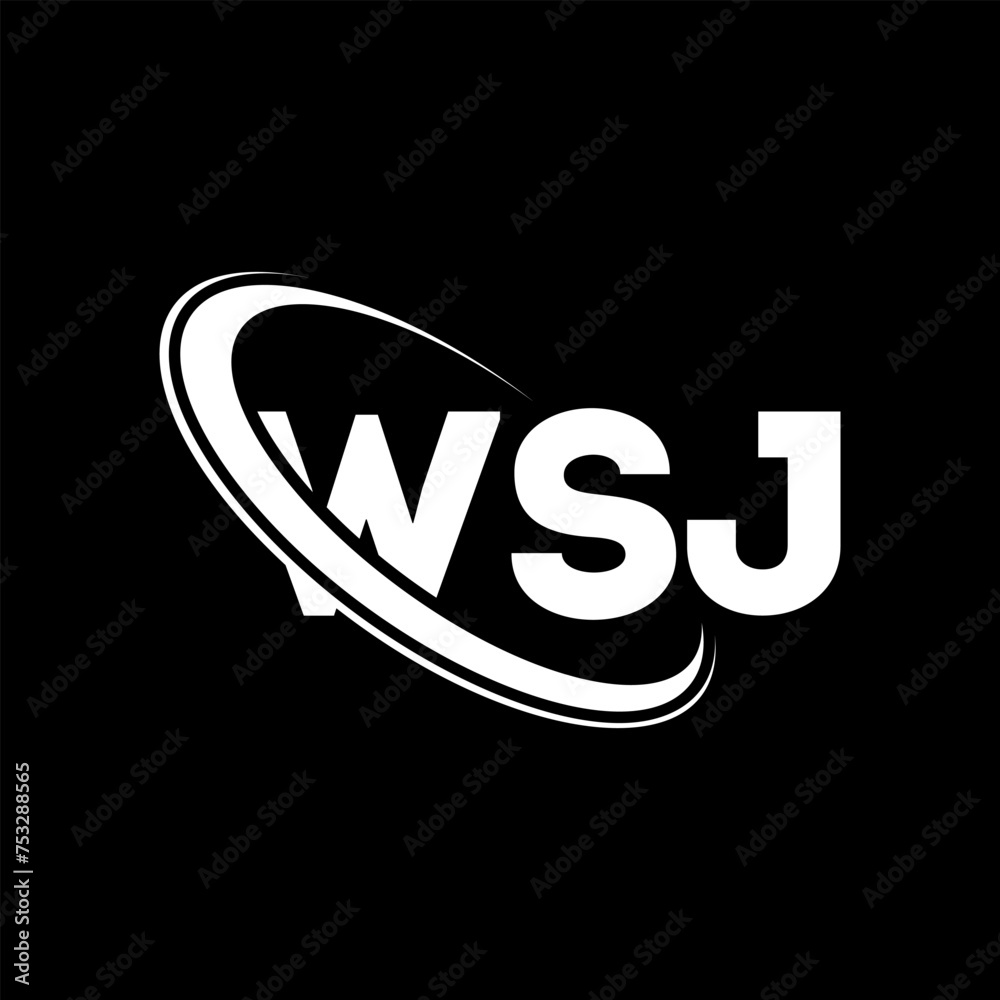 WSJ logo. WSJ letter. WSJ letter logo design. Initials WSJ logo linked with circle and uppercase monogram logo. WSJ typography for technology, business and real estate brand. WSJ logo. WSJ letter. WSJ letter logo design. Initials WSJ logo linked with circle and uppercase monogram logo. WSJ typography for technology, business and real estate brand.
