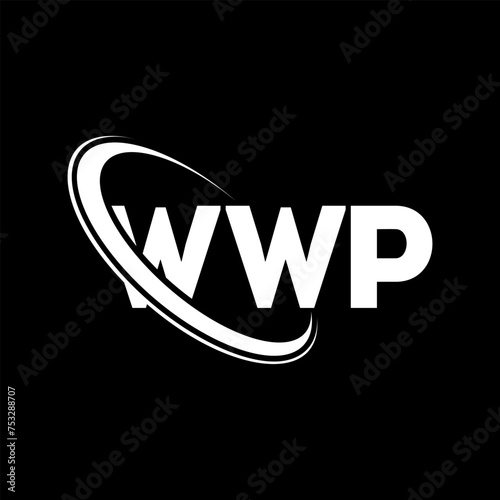 WWP logo. WWP letter. WWP letter logo design. Initials WWP logo linked with circle and uppercase monogram logo. WWP typography for technology, business and real estate brand.