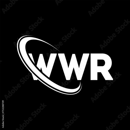 WWR logo. WWR letter. WWR letter logo design. Initials WWR logo linked with circle and uppercase monogram logo. WWR typography for technology, business and real estate brand.