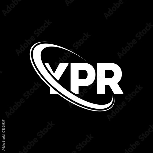 YPR logo. YPR letter. YPR letter logo design. Initials YPR logo linked with circle and uppercase monogram logo. YPR typography for technology, business and real estate brand.
