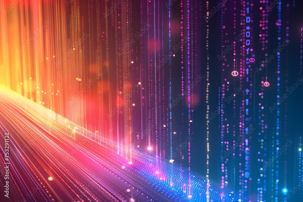 Concept design of Big Data for Presentation and Analytical Information. Abstract Illustration of High Speed Data transfer. Data Human Technology and Artificial Intelligence futuristic background Concept design of Big Data for Presentation and Analytical Information. Abstract Illustration of High Speed Data transfer. Data Human Technology and Artificial Intelligence futuristic background