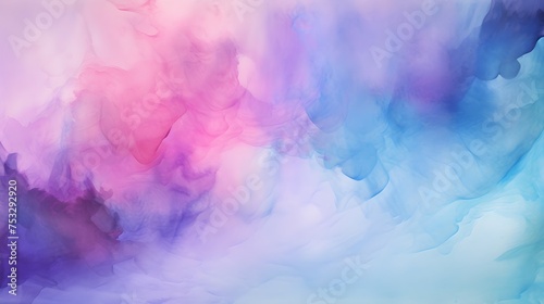 Beautiful wallpaper HD splash watercolor multicolor blue pink, pastel color, abstract texture colorful. Colorfull background watercolor. lettering background. Rainbow color, sky, brush strokes wash.