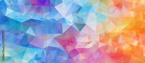 Abstract Colored Geometric Texture for Pattern and Creative Design