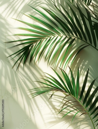 Palm Tree Shadow on Wall
