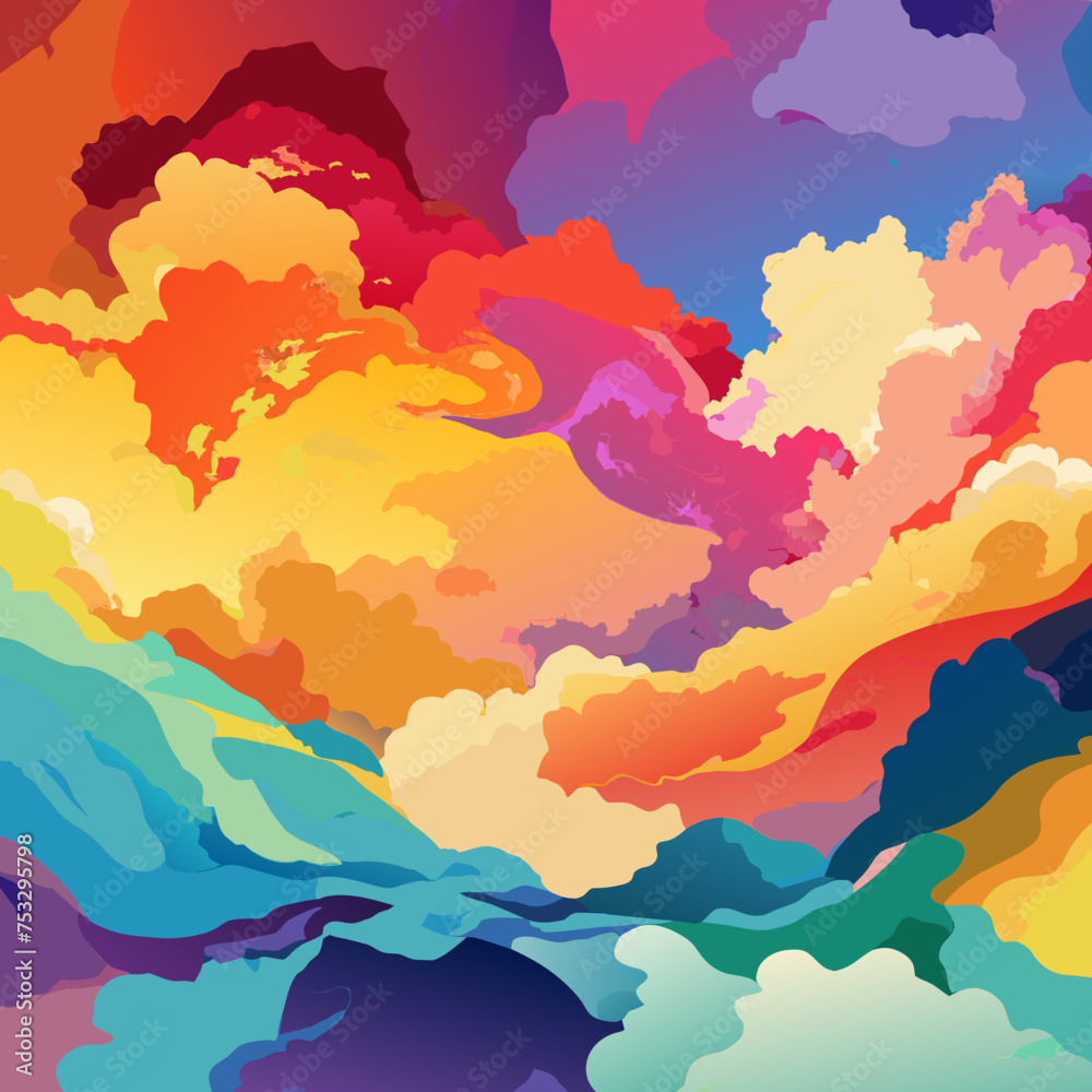 Abstract Watercolor Backgrounds	