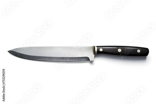 Kitchen knife white backgrounb, kitchen knife for cooking, knife, long knife photo