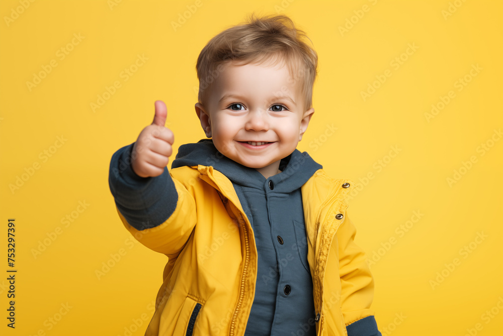 young child smiling doing thumbs up sign, ok sign, thumbs up sign, happy child, children's day, child protection, happy and healthy child