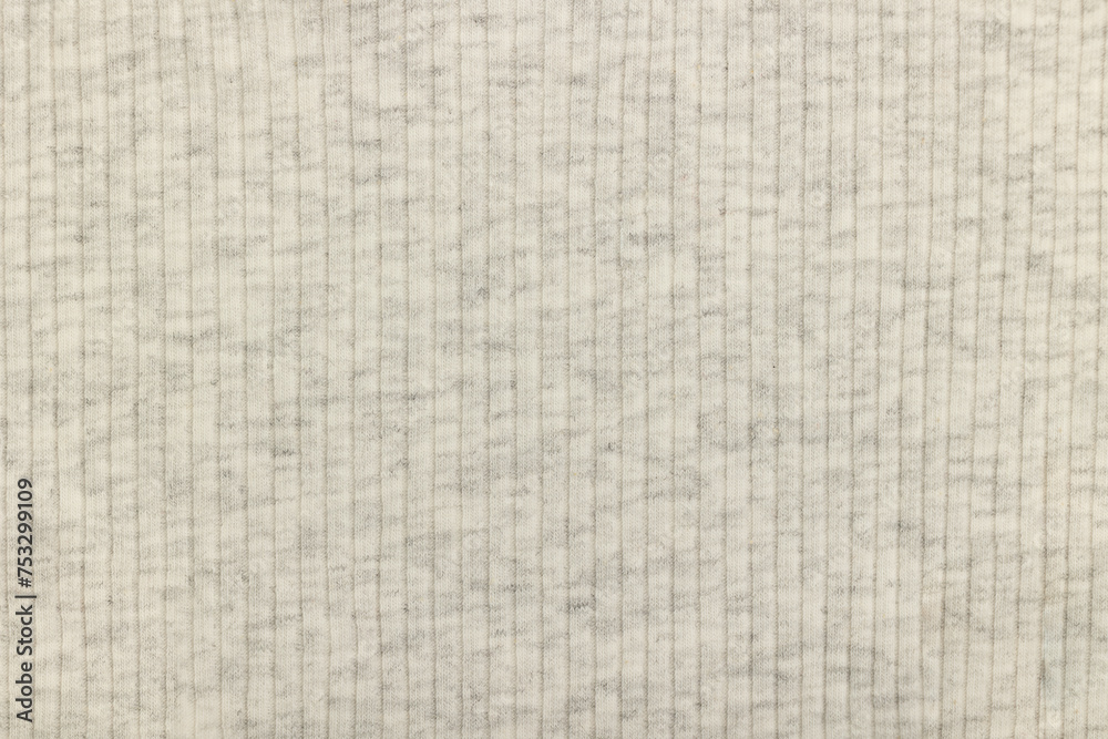 Fototapeta premium Gray cotton fabric close-up. Fabric background.