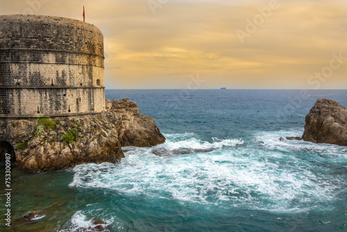 Dubrovnik - widok na morze adriatyckie - Adriatyk