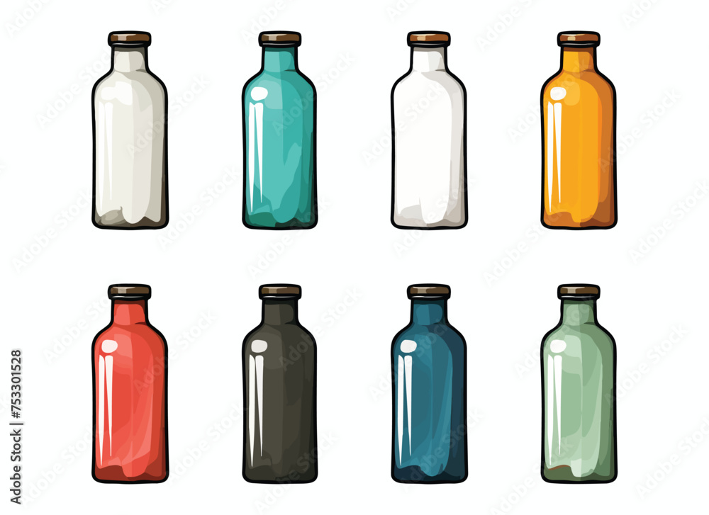 bottle vector illustration isolated on white background.
bottle vector illustration isolated on white background.