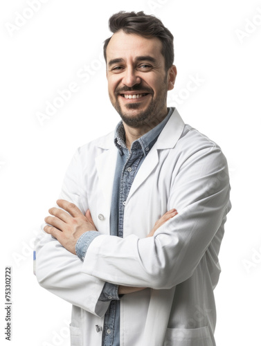 Professional pharmacist drug store expert transparent background © PNG Lab