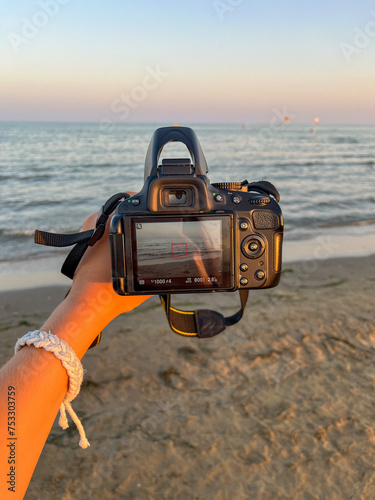 Photographing the beach