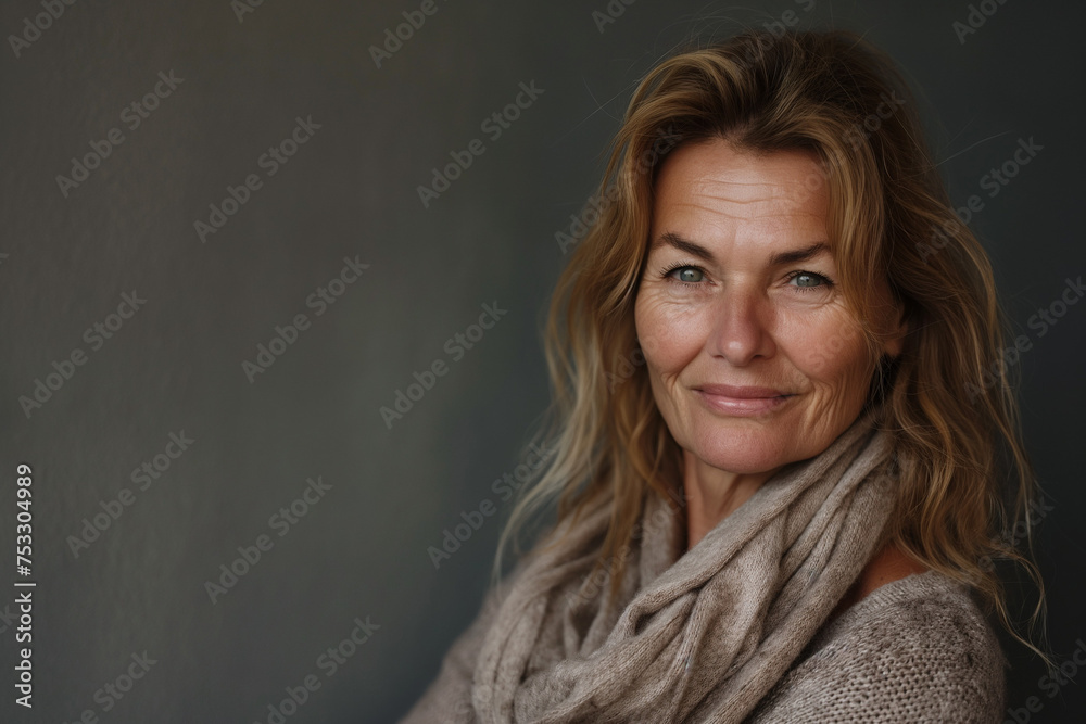 women's day international women's day beautiful 55 year old woman skin beauty concept, beautiful woman posing as a model beautiful hair portrait of woman happy with herself women's day international women's day beautiful 55 year old woman skin beauty concept, beautiful woman posing as a model beautiful hair portrait of woman happy with herself