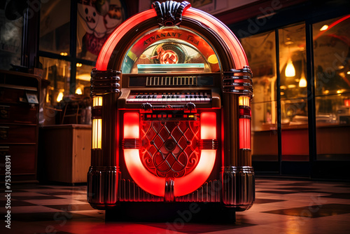 jukebox, jukebox in a bar, music box, jukebox music box