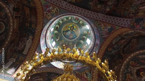 Orthodox church indoor painting