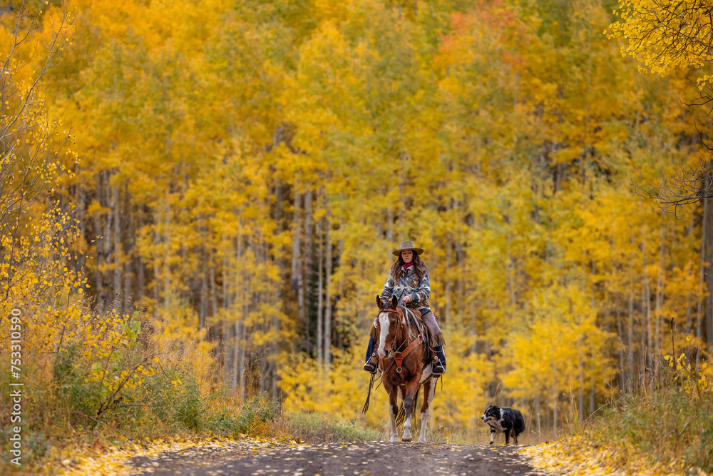 Fototapeta premium Colorado Cowgirl
