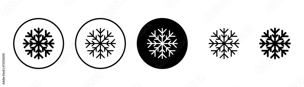 Snowflake icon vector isolated on white background. snow icon vector. Symbol of winter, frozen Snowflake icon vector isolated on white background. snow icon vector. Symbol of winter, frozen