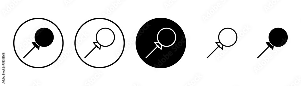 Candy icon vector isolated on white background. Candy vector icon Candy icon vector isolated on white background. Candy vector icon