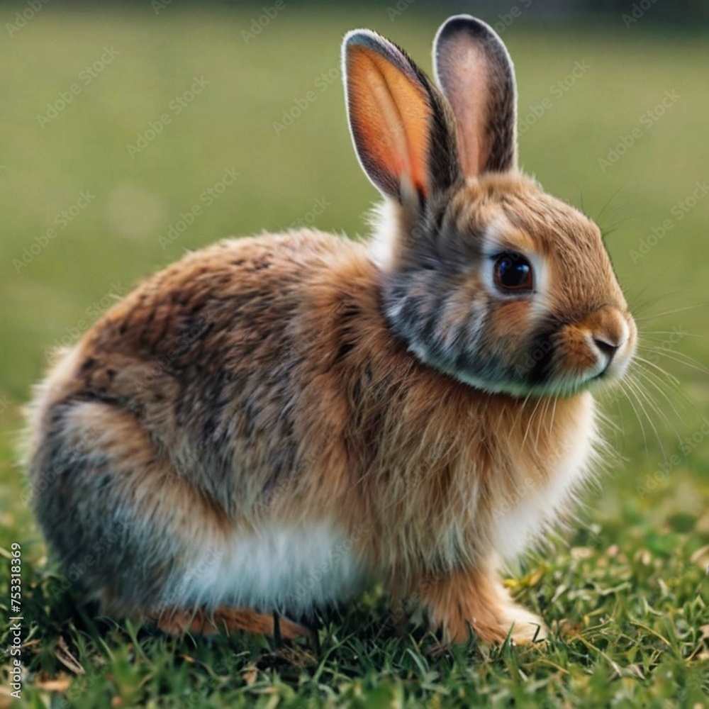 Fototapeta premium Cute pet rabbit