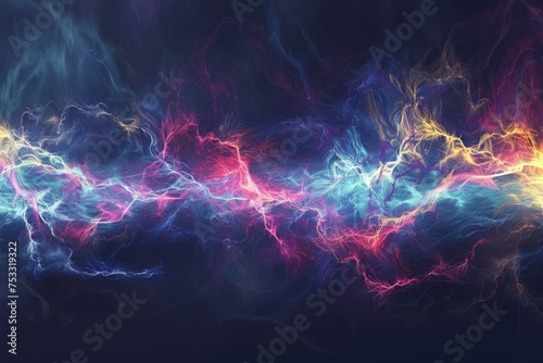 Abstract lightning photo