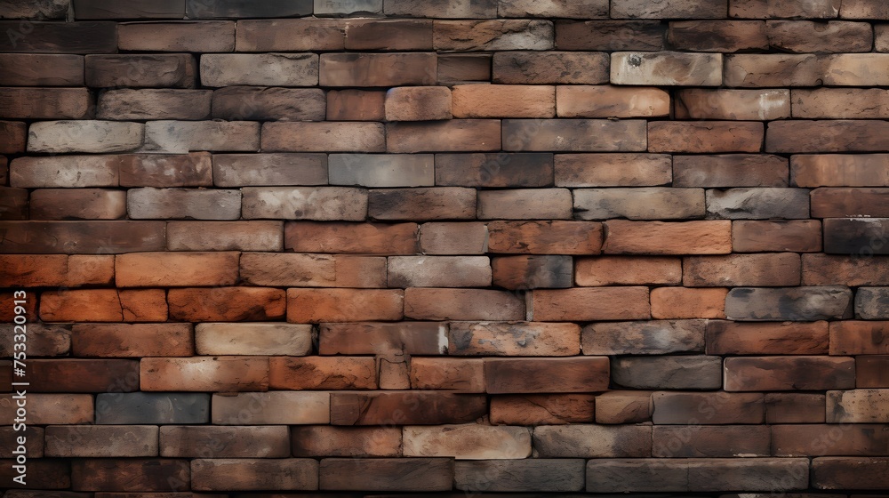 Obraz premium Vintage brick wall texture background.