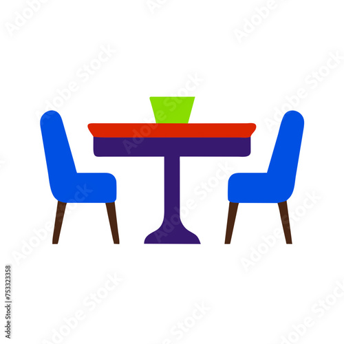 table and chairs