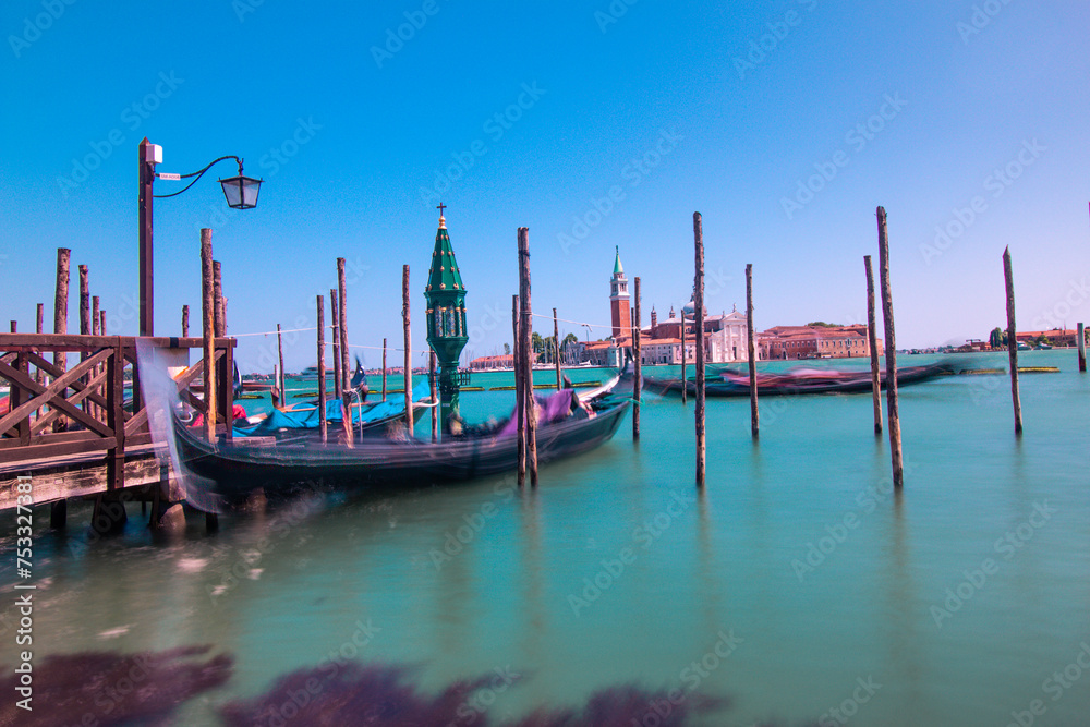 View at Venice city - Italy - obrazy, fototapety, plakaty 
