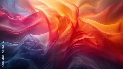 Abstract Symphony: A realistic high-resolution photograph capturing the harmony of various colors and forms, creating an intriguing abstraction that engages the viewer 