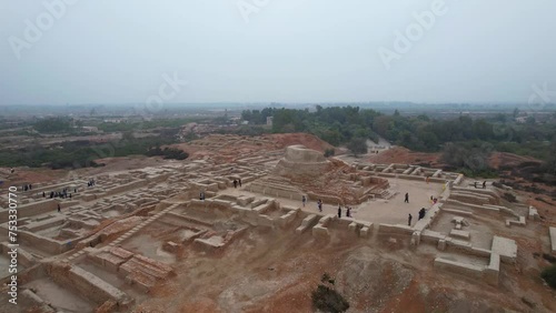 Intricate Carvings at Mohenjo Daro, Indus Valley