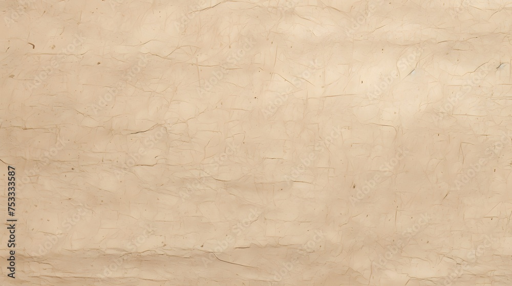 Aged Cream-Colored Wrinkled Paper Texture for Design Projects