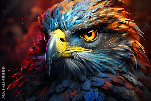 colorful Eagle © Dicky
