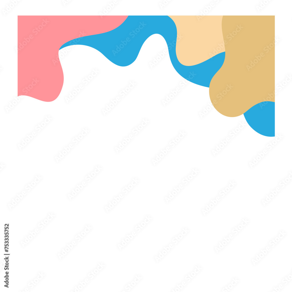 Abstract Wavy Border Vector Abstract Wavy Border Vector