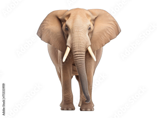elephant isolated on transparent background  transparency image  removed background