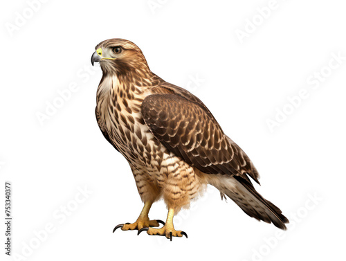 falcon isolated on transparent background, transparency image, removed background