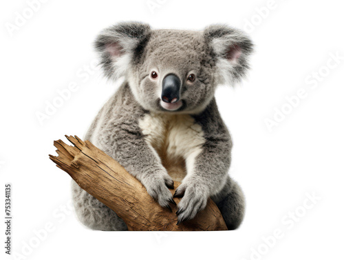koala isolated on transparent background  transparency image  removed background