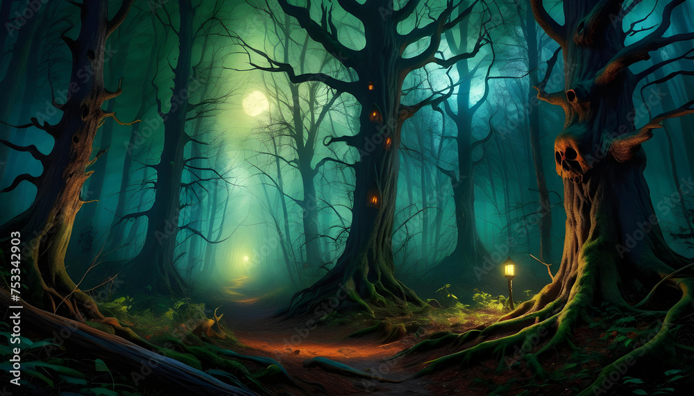 Haunted Forest, Spooky, Creepy, Woods, Eerie, Scary, Dark, Gloomy, Ghostly, Supernatural, Mystery, Paranormal, Halloween, Horror, Mysterious, AI Generated Haunted Forest, Spooky, Creepy, Woods, Eerie, Scary, Dark, Gloomy, Ghostly, Supernatural, Mystery, Paranormal, Halloween, Horror, Mysterious, AI Generated