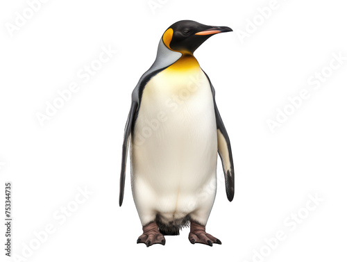 penguin isolated on transparent background  transparency image  removed background